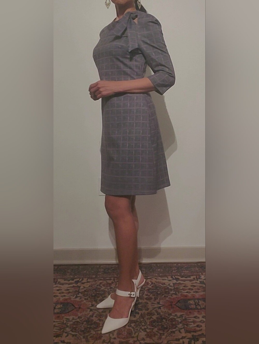 ALTON GRAY DRESS - Picture 9 of 10